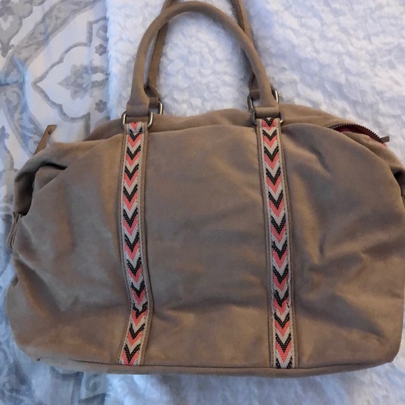 BEIGE FRINGE EXPRESS BAG - Picture 2 of 3